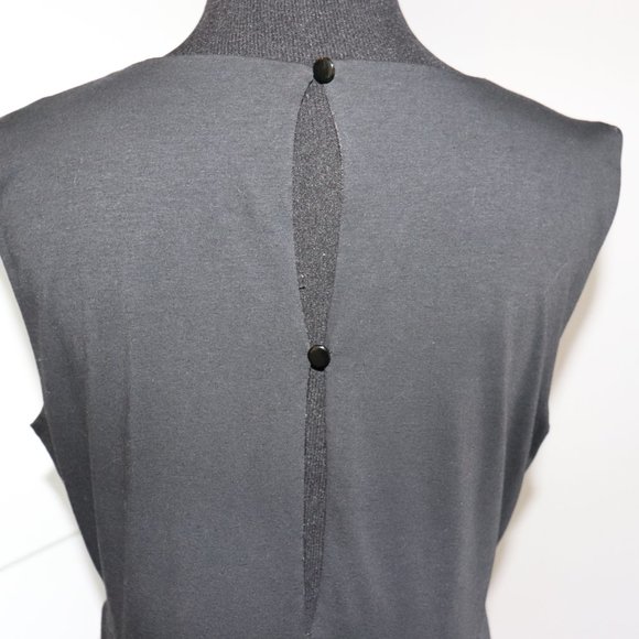 A-Line Scoop Neck Knee-Length Tulle Cocktail Dress - Picture 5 of 6